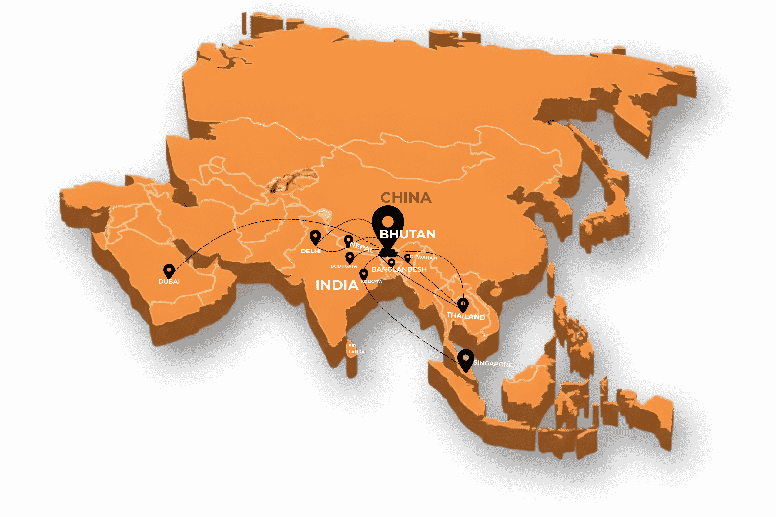Bhutan to International Airways